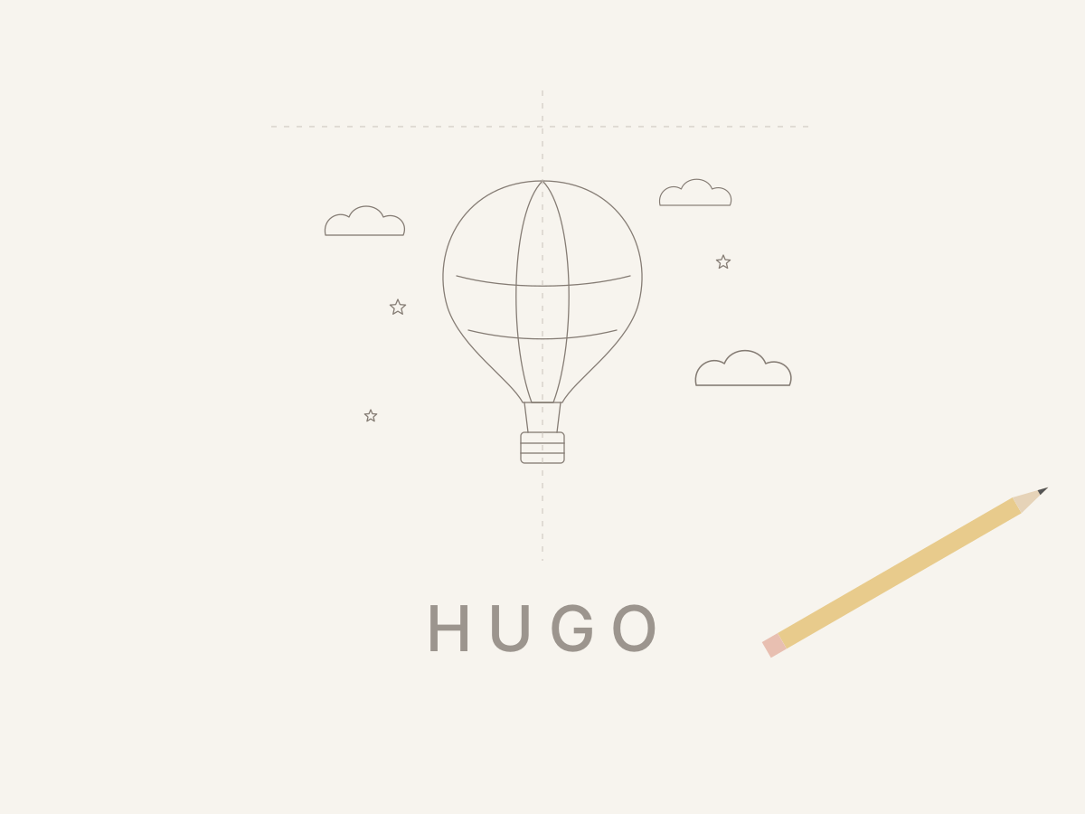 Boceto a lápiz de la misma ilustración